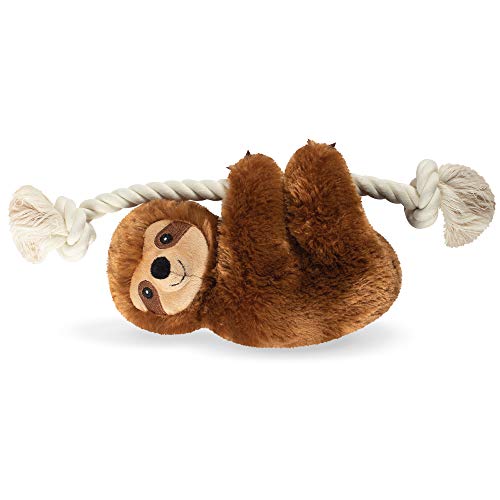 Happy Baby Brown Sloth Plush on a Rope