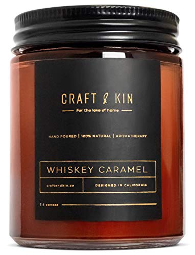 Whiskey Caramel Scented Candle 