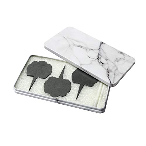 White Marble Encased Cheese Tags