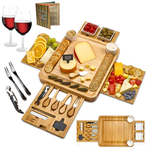 Premium Cheese Board and Cutlery Set