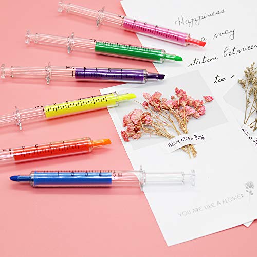 Fun and Novelty Syringe Highlighter Pens