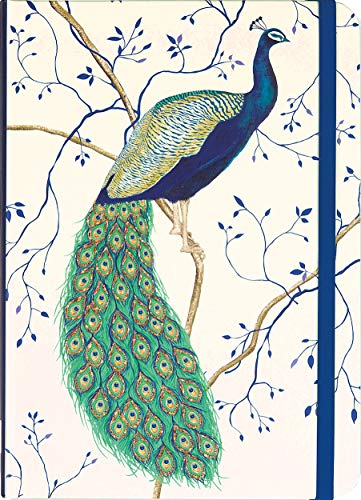 Elegant Peacock Hardcover Journal Notebook