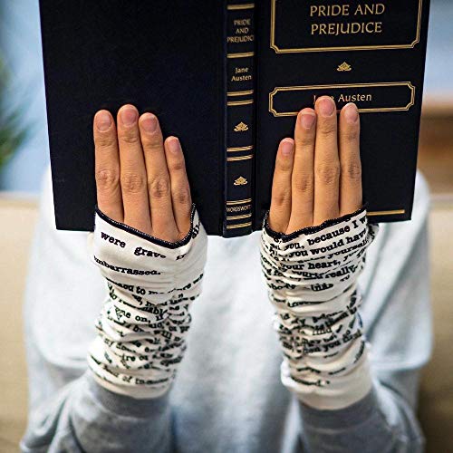 Comfortable Literary Chic Fingerless Writing Gloves