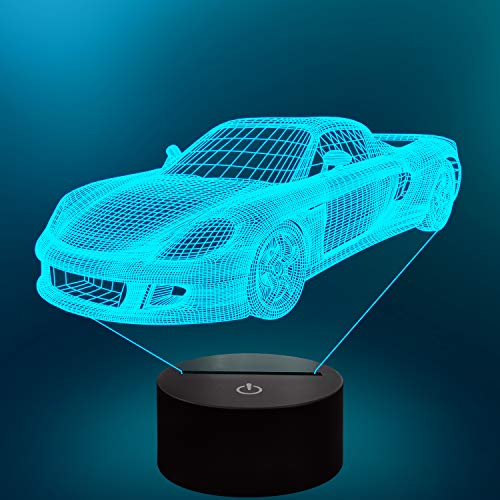 Dimmable Car-Themed Night Light Accessory 