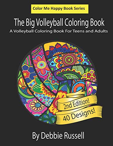 An Amazing Volleyball Coloring Book For Teens and Adults