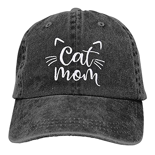 Cat Mom Embroidered Baseball Cap