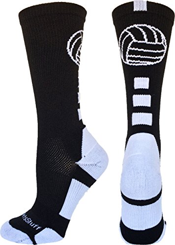 Stylish Volleyball Logo Crew Socks