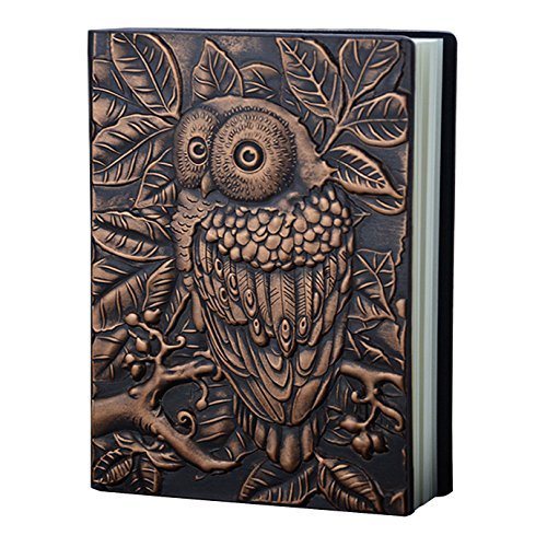 Stand-Out, Embossed Owl-Designed Journal