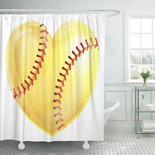 Shower Curtain for Softball Lovers