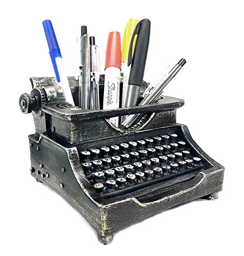 Novelty Vintage Typewriter Pen Holder