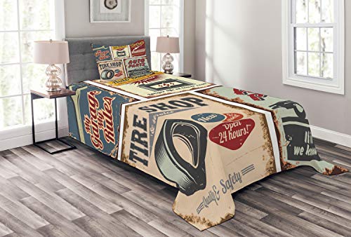 Vintage-Chic Style Bedspread Set