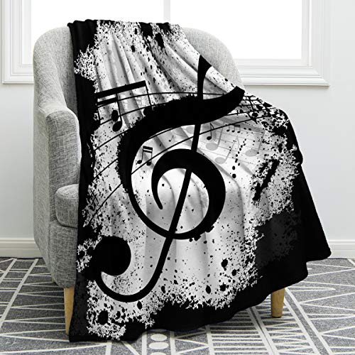 Musical Themed Throw Blanket for Musicians