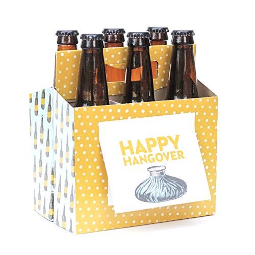 Beer Carrier Basket with Cheeky Greeting Card