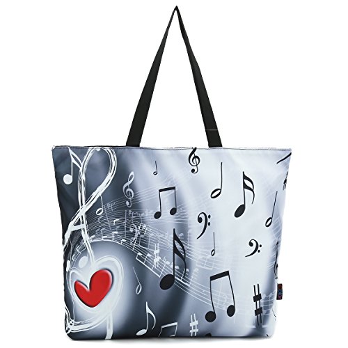 Eco Friendly Grocery Bag with a Musical Design