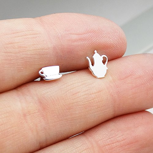 Attractive, Stylish, Minimalistic Tea-Cup Stud Earrings
