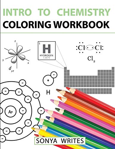 Therapeutic Coloring Book Featuring Chemistry
