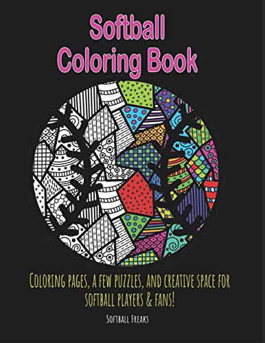 Creative Coloring Book for Softball Fans