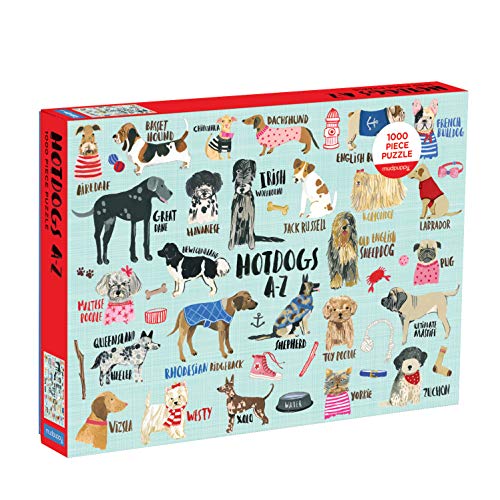 Highly Engaging 1000-Piece Dog-Design Jigsaw Puzzle 