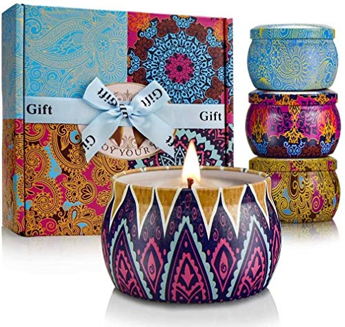 Geometric Art Long-Lasting Scented Candles 