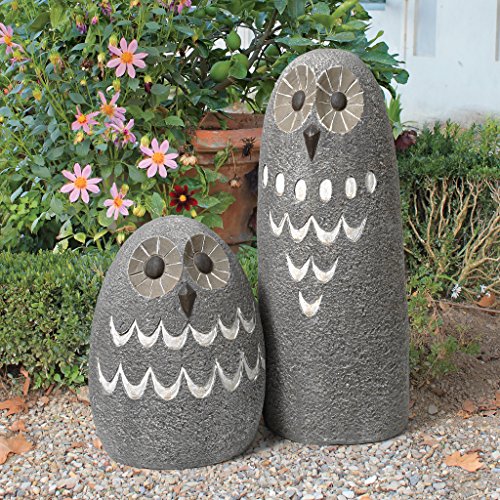 Perfect, Eye-Catching, Paired Owl Garden Accessories