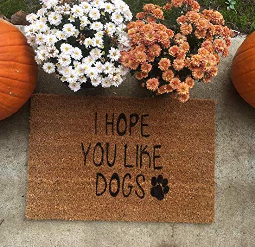 Premium Handcrafted Canine-Lover Welcome Door Mat 