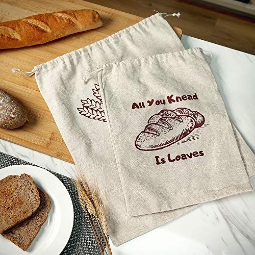 Reusable Linen Bread Bags