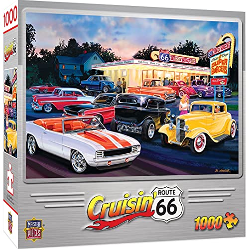 Engaging 1,000-Piece Car Jigsaw Puzzle 