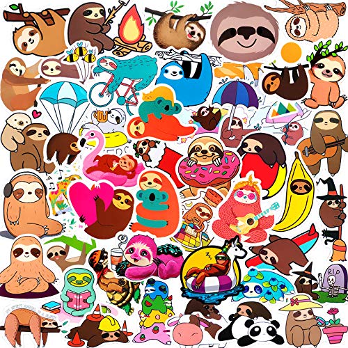 Lazy and Funny Sloth Sticker Pack