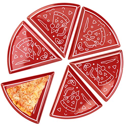 Pizza-Slice Plates 