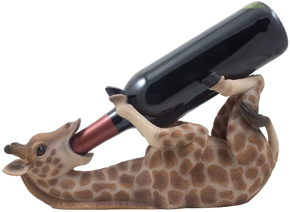Clever Wine Bottle Holder for the Giraffe Lover