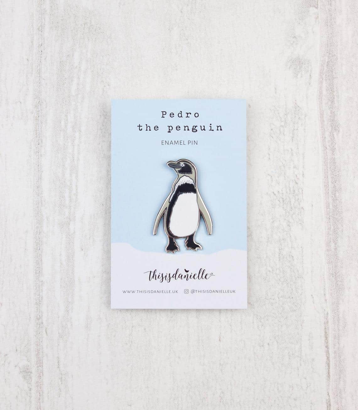 Enamel Penguin Badge