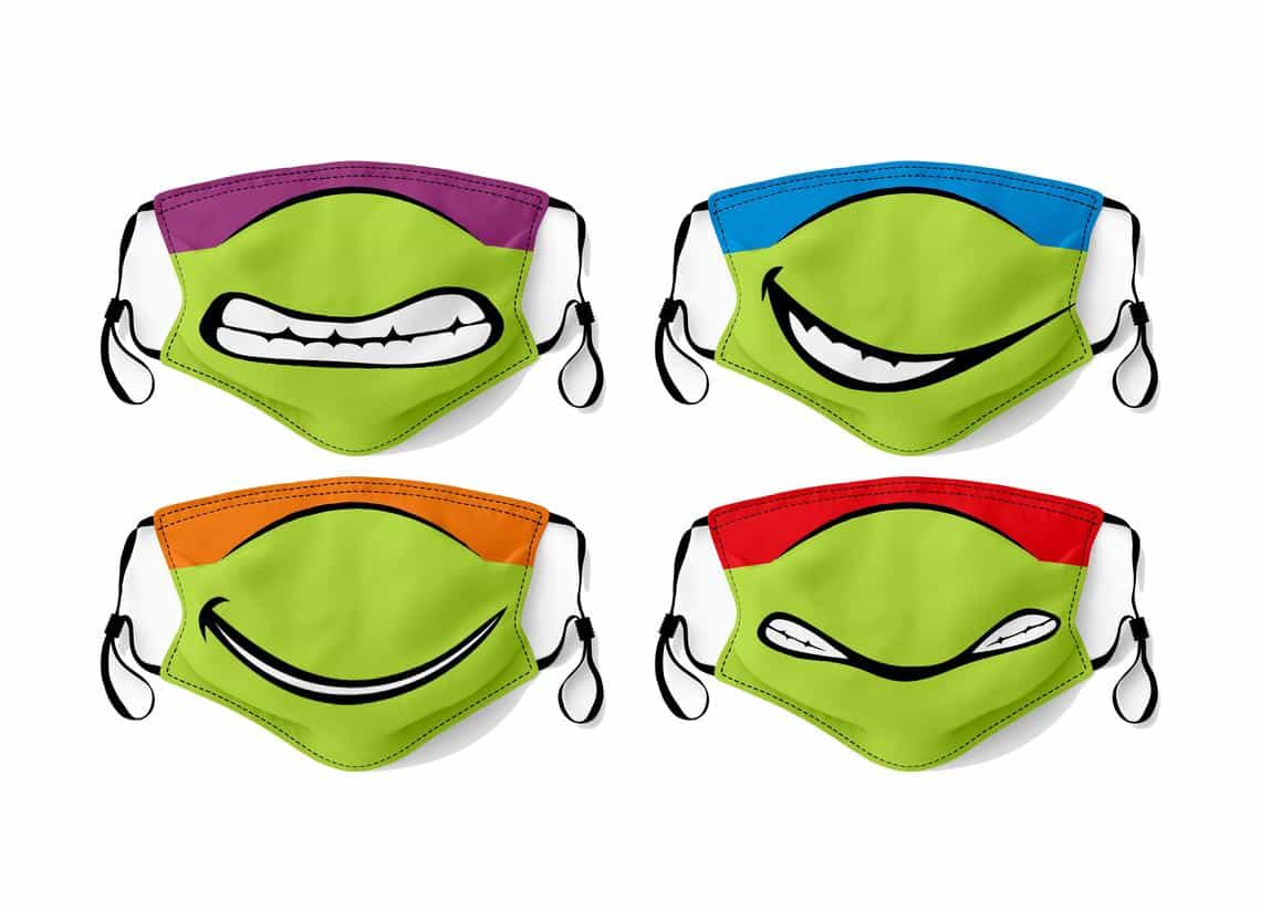 Ninja Turtle Face Masks