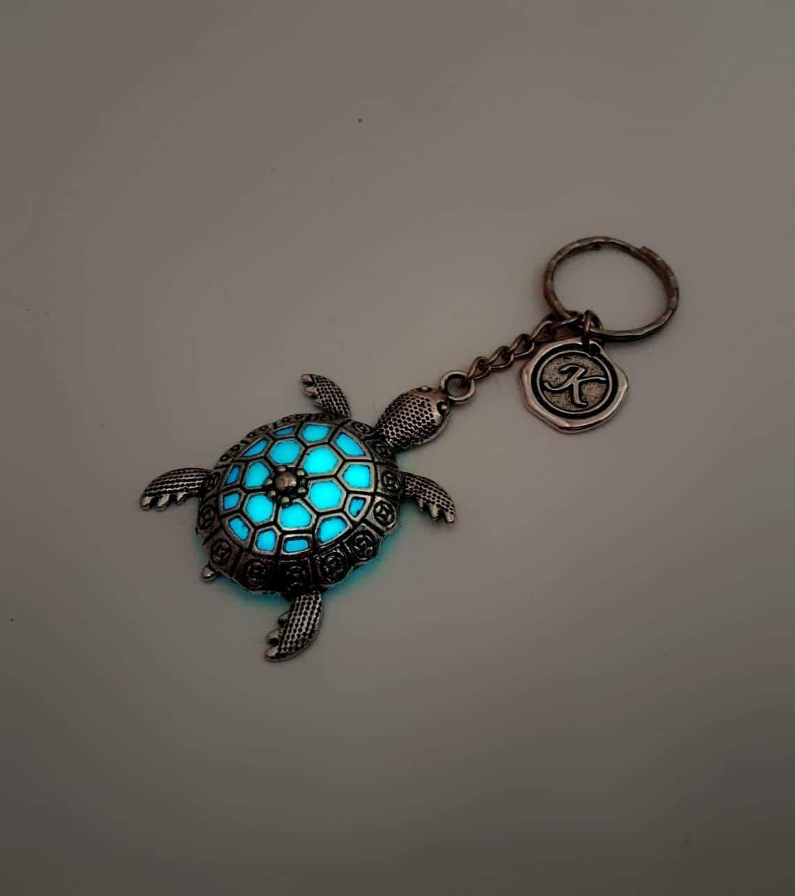 Glow in the Dark Turtle Keychain