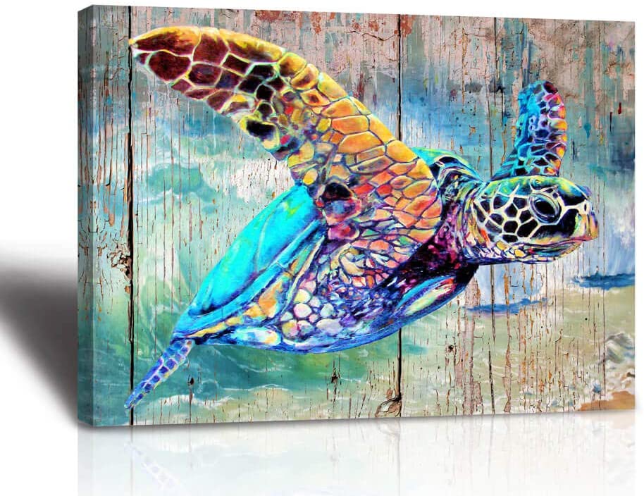 Sea Turtle Wall Decor Print