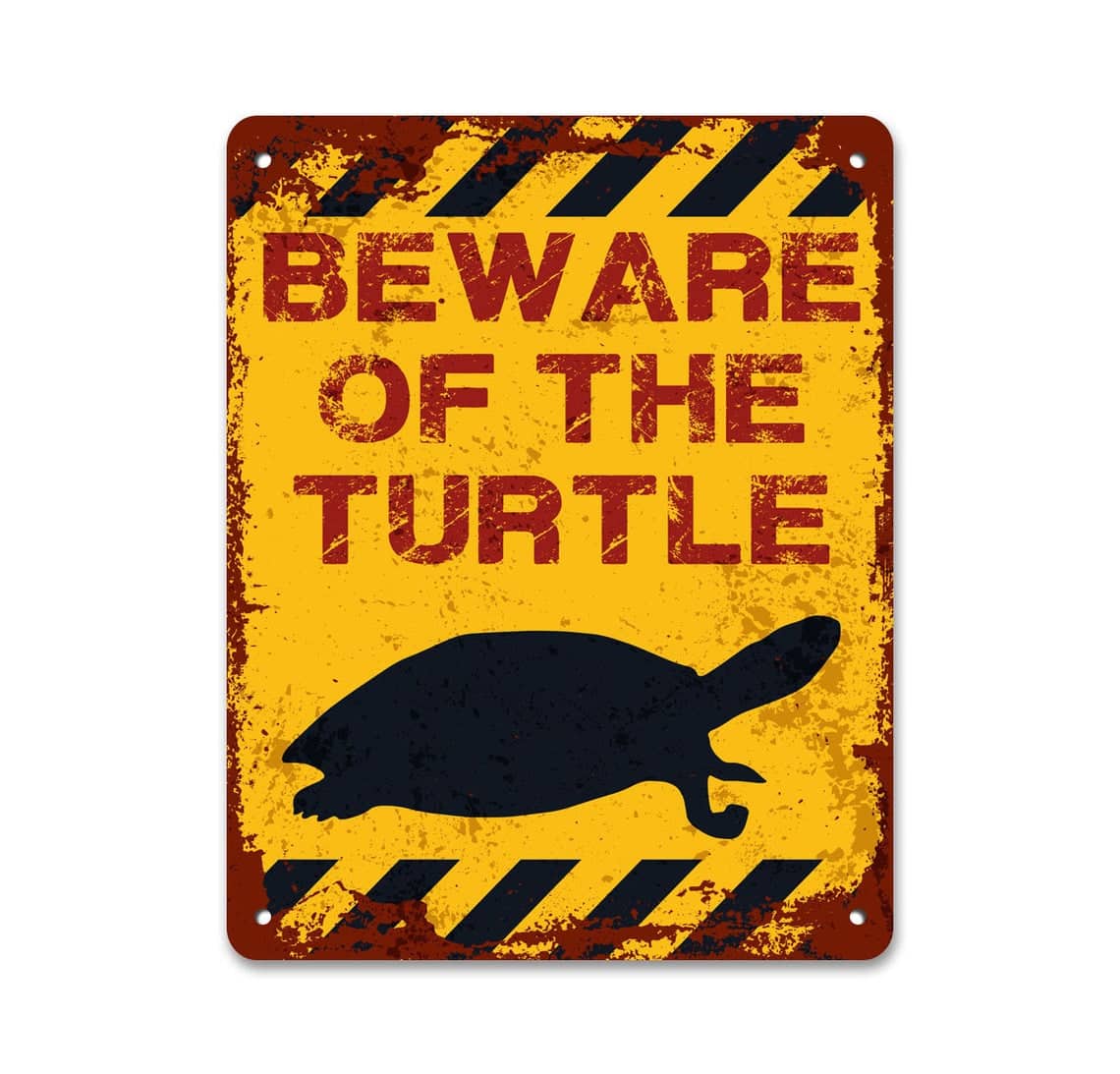 Turtle Caution Sign