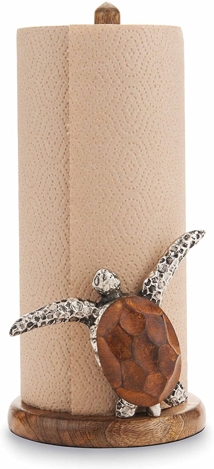 Wooden Turtle Paper Towel Holder