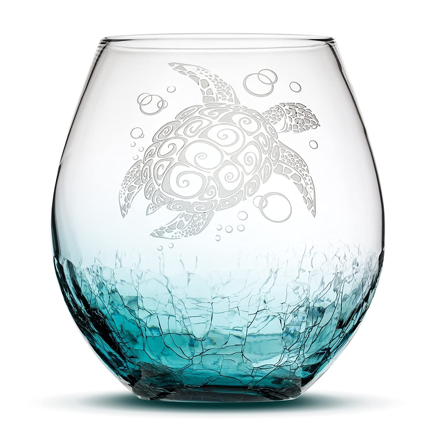 Stemless Sea Turtle Wine Glass