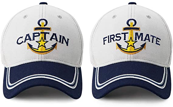 Matching Baseball Caps for Boating Lovers