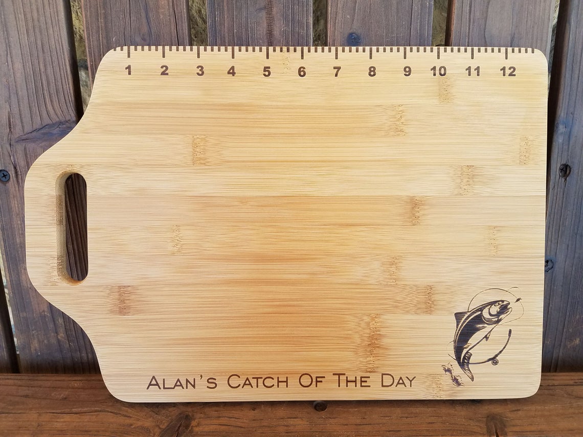 Personalized Cutting Board for Fishermen