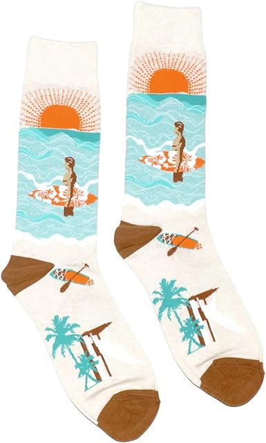 Sunny Surfer Socks for Men 