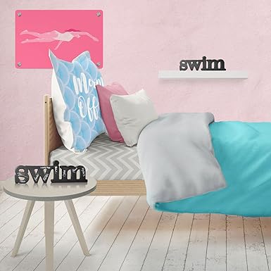 Novelty Wood Words for Swimmers