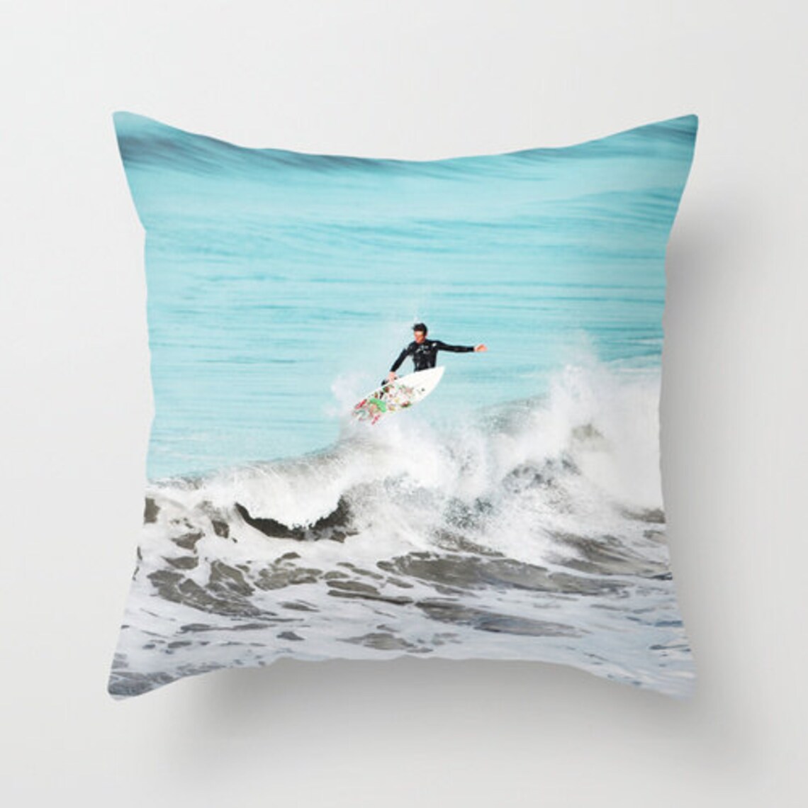 Pastel-Toned Surfer Pillowcase 