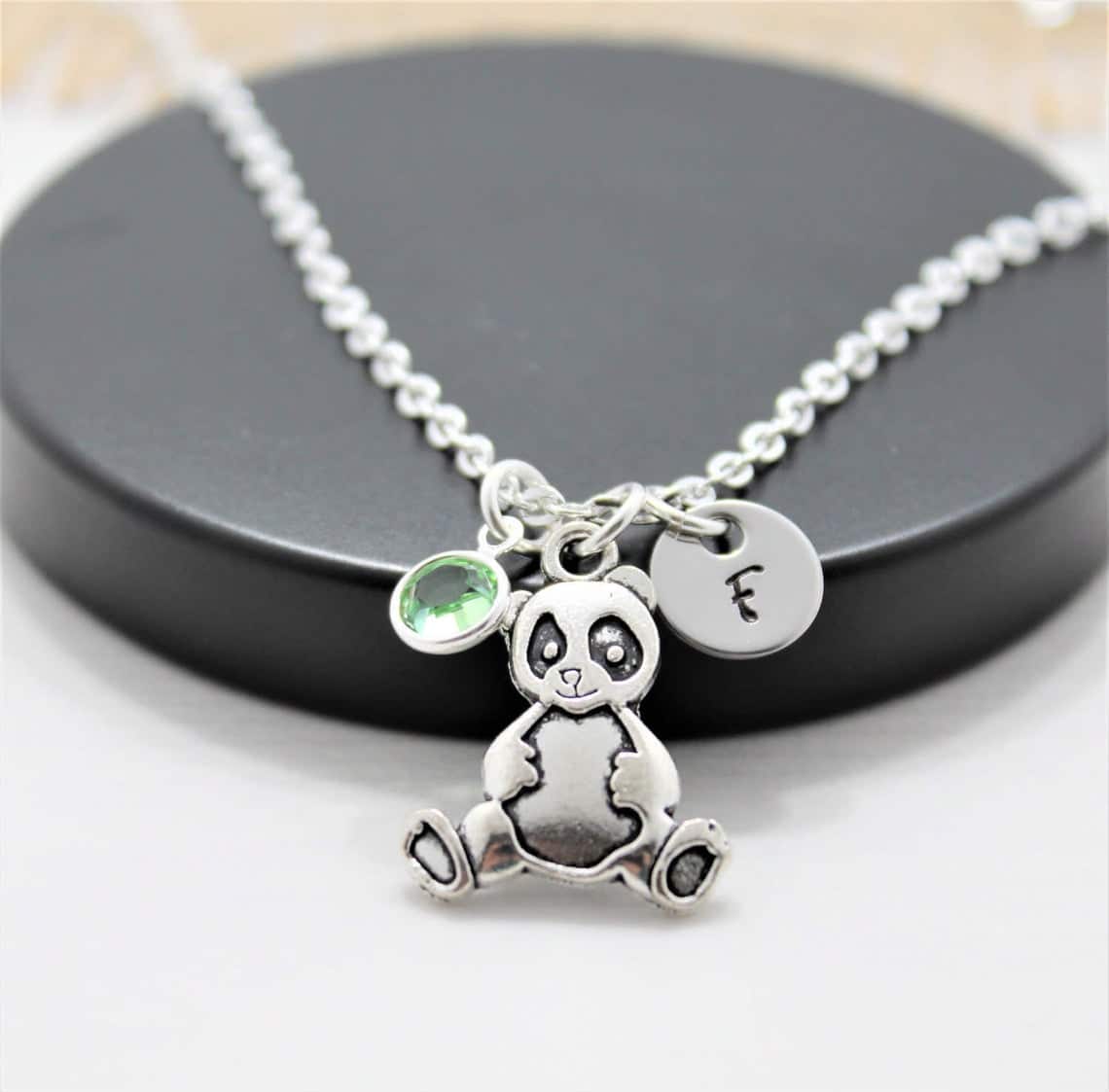 Personalized Panda Necklace