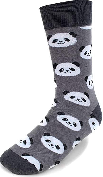 Grinning Panda Crew Socks