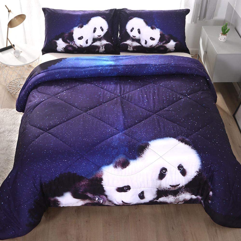 A Galaxy of Pandas Bedding Set