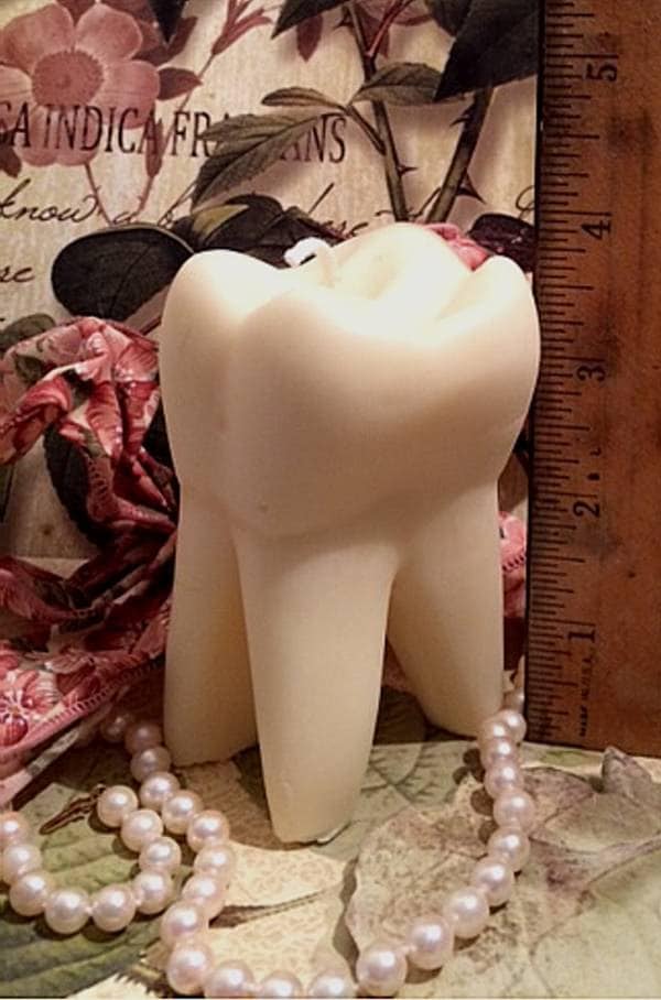 Scented Molar Tooth Candle 