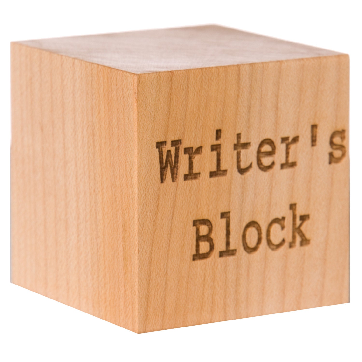 Personalized Handcrafted Writer’s Block Décor