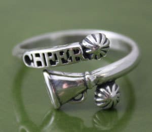 Sterling Silver Megaphone Ring 