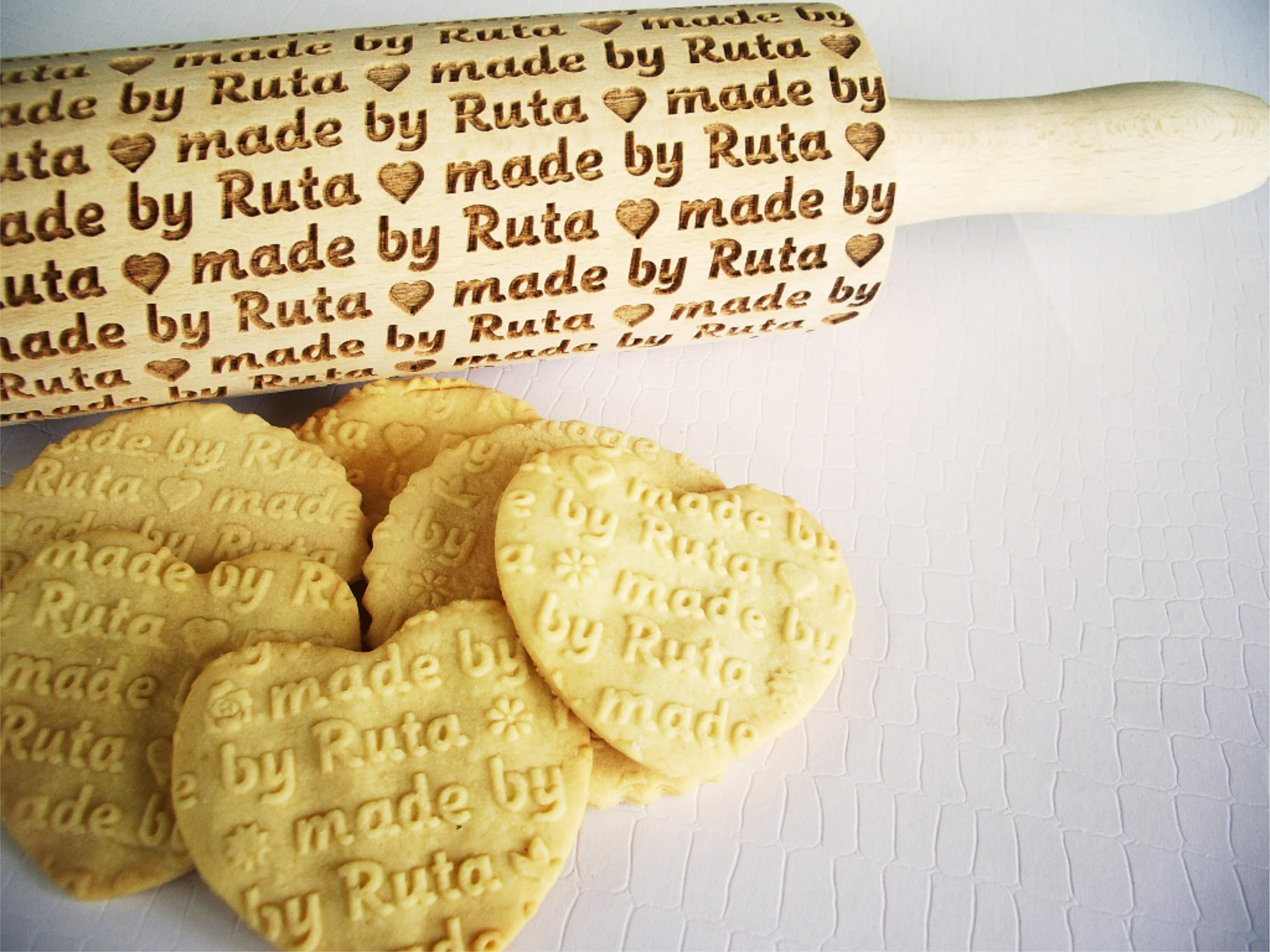 Personalized Rolling Pin With Any Text By You 