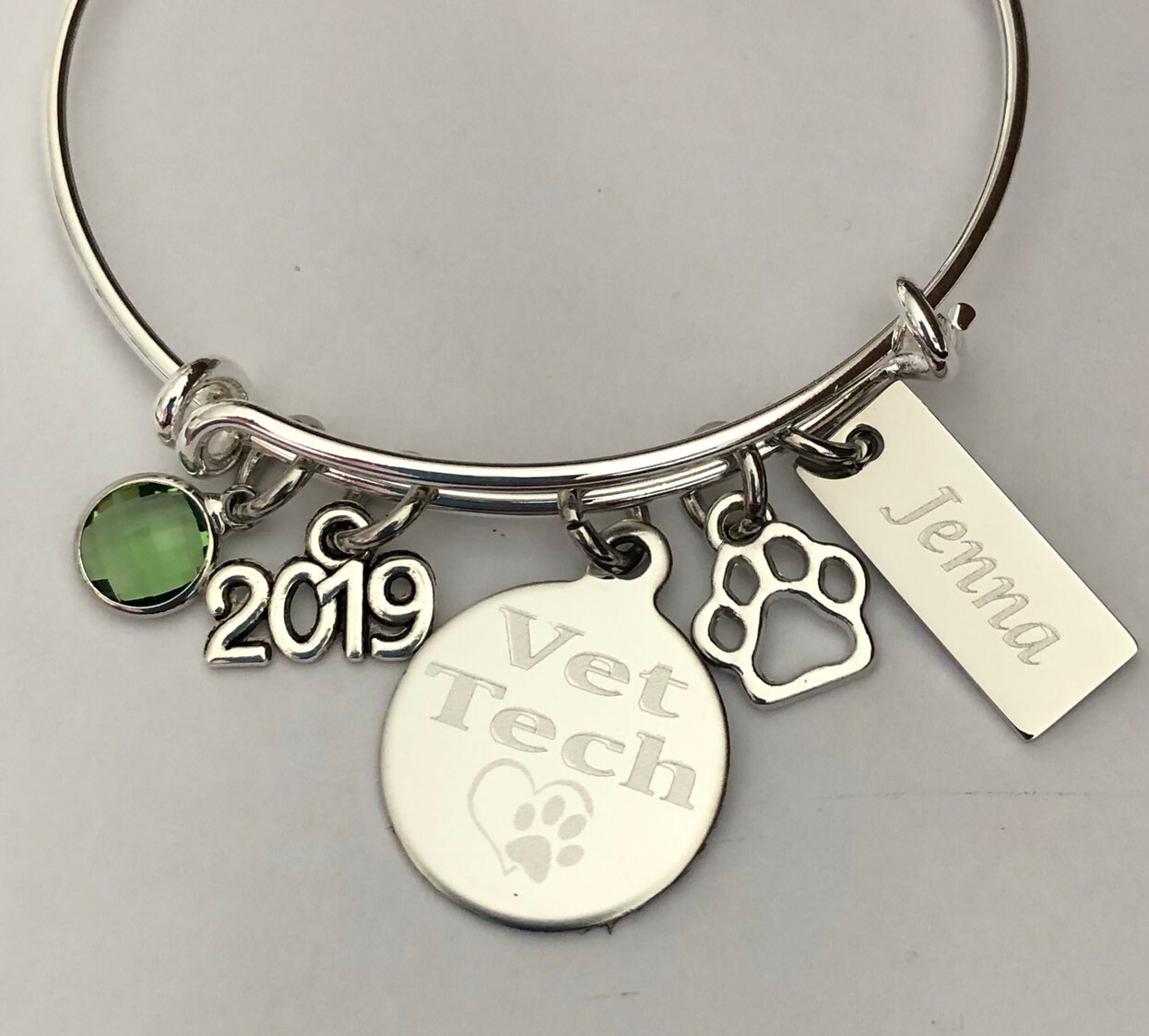 Personalized Bracelet for Your Trusty Veterinary Technician 